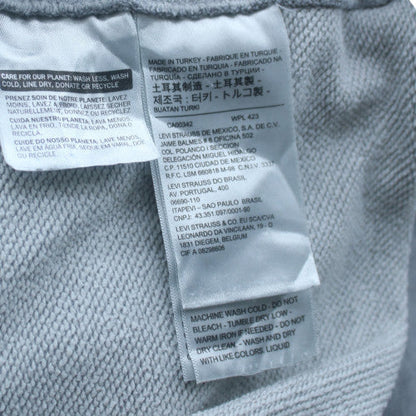 Levi's Men's Grey Crew Neck Logo Sweatshirt Size L