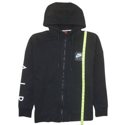 Nike Mens Black Full Zip Hoodie L Sportswear Fleece Sweatshirt
