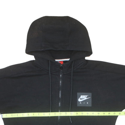 Nike Mens Black Full Zip Hoodie L Sportswear Fleece Sweatshirt