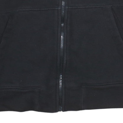 Nike Mens Black Full Zip Hoodie L Sportswear Fleece Sweatshirt