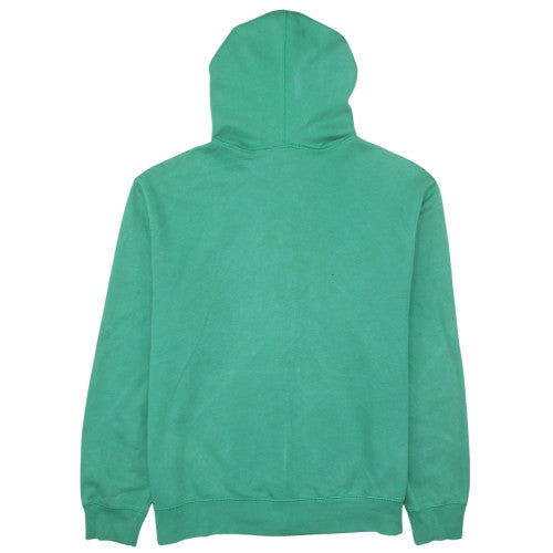 Gap Mens Green Full Zip Hoodie L Logo Fleece Sweatshirt