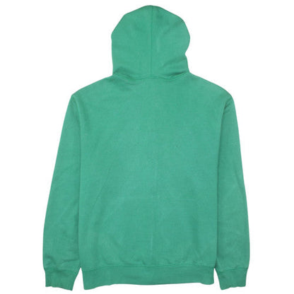 Gap Mens Green Full Zip Hoodie L Logo Fleece Sweatshirt