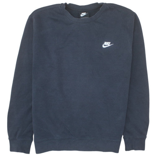 Nike Men's Blue Crew Neck Pullover Sweatshirt Size L Regular Fit