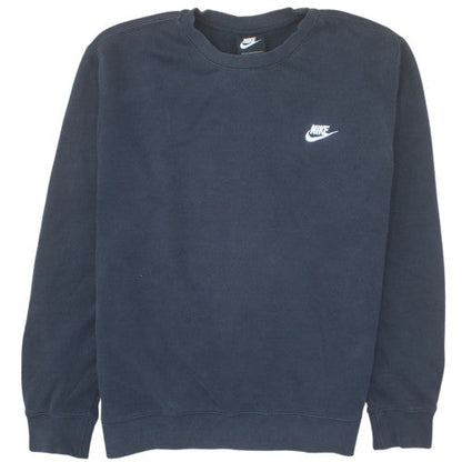 Nike Men's Blue Crew Neck Pullover Sweatshirt Size L Regular Fit
