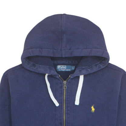 Polo Ralph Lauren Men's Blue Full Zip Hoodie Size L