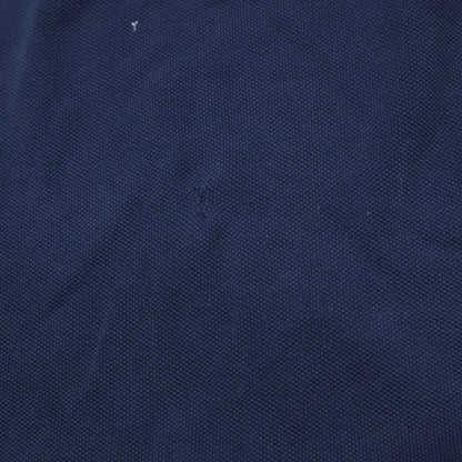 Ralph Lauren Men's Blue Custom Fit Polo Shirt Size L Embroidered