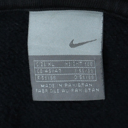 Nike Mens Black XL Full Zip Fleece Hoodie Sweatshirt