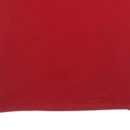 Tommy Hilfiger Men's Red Crew Neck Short Sleeve T-Shirt XXL Cotton