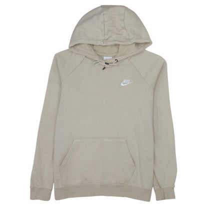 Nike Women’s Beige Pullover Hoodie Medium Cotton Blend Casual