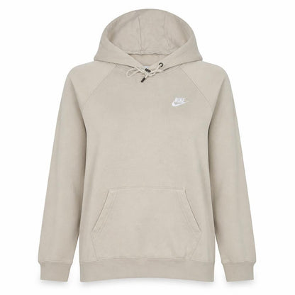 Nike Women’s Beige Pullover Hoodie Medium Cotton Blend Casual