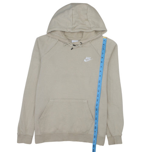 Nike Women’s Beige Pullover Hoodie Medium Cotton Blend Casual