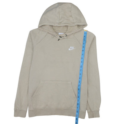 Nike Women’s Beige Pullover Hoodie Medium Cotton Blend Casual