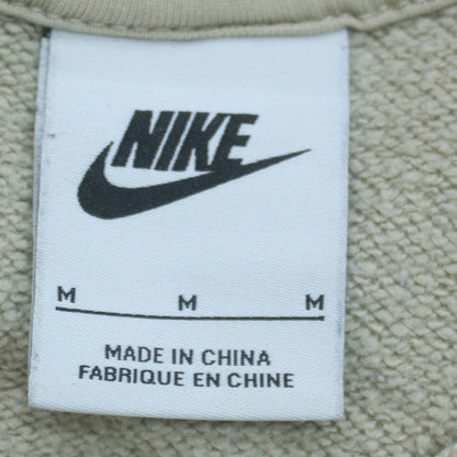 Nike Women’s Beige Pullover Hoodie Medium Cotton Blend Casual