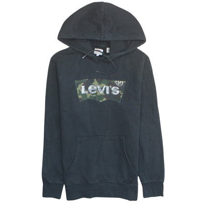 Levi's Men's Black Camouflage Logo Pullover Hoodie Size S