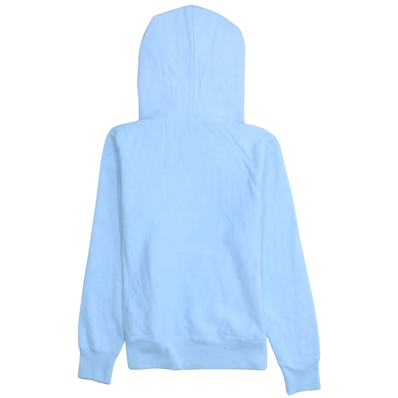 Champion Men's Blue Pullover Hoodie Medium Embroidered Logo Fleece
