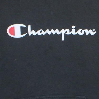 Champion Men's Black Medium Crew Neck Pullover Sweatshirt
