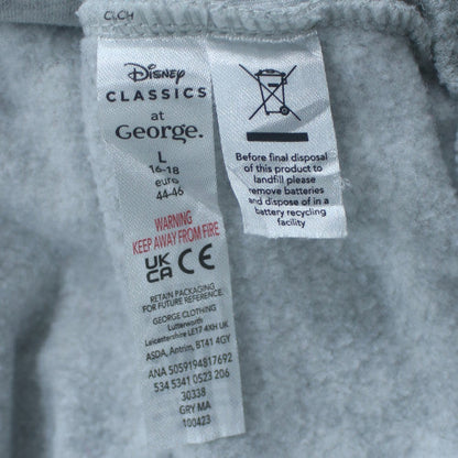 Disney Classics at George Women's Grey Stitch Christmas Sweatshirt L