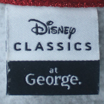 Disney Classics at George Women's Grey Stitch Christmas Sweatshirt L