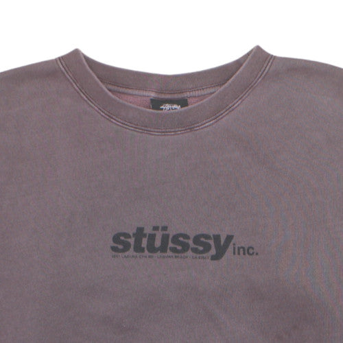 Stussy Women’s Purple Crew Neck Pullover Sweatshirt Size 6