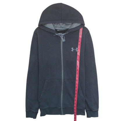 Under Armour Men’s Blue Full Zip Hoodie Size M Fitted ColdGear