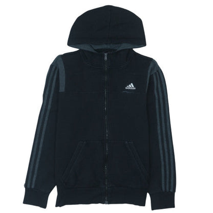 Adidas Men's Black Full Zip Hoodie Size S Fleece Sportswear