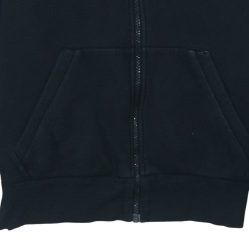 Adidas Men's Black Full Zip Hoodie Size S Fleece Sportswear
