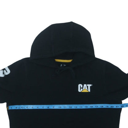 Caterpillar Men's Black Pullover Hoodie L Fleece Workwear