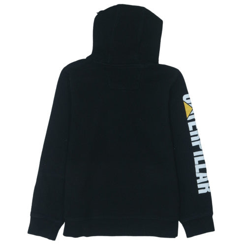 Caterpillar Men's Black Pullover Hoodie L Fleece Workwear