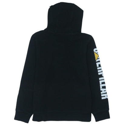 Caterpillar Men's Black Pullover Hoodie L Fleece Workwear