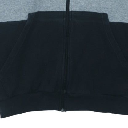 Adidas Men’s Grey Full Zip Hoodie XL Sports Fleece Sweatshirt