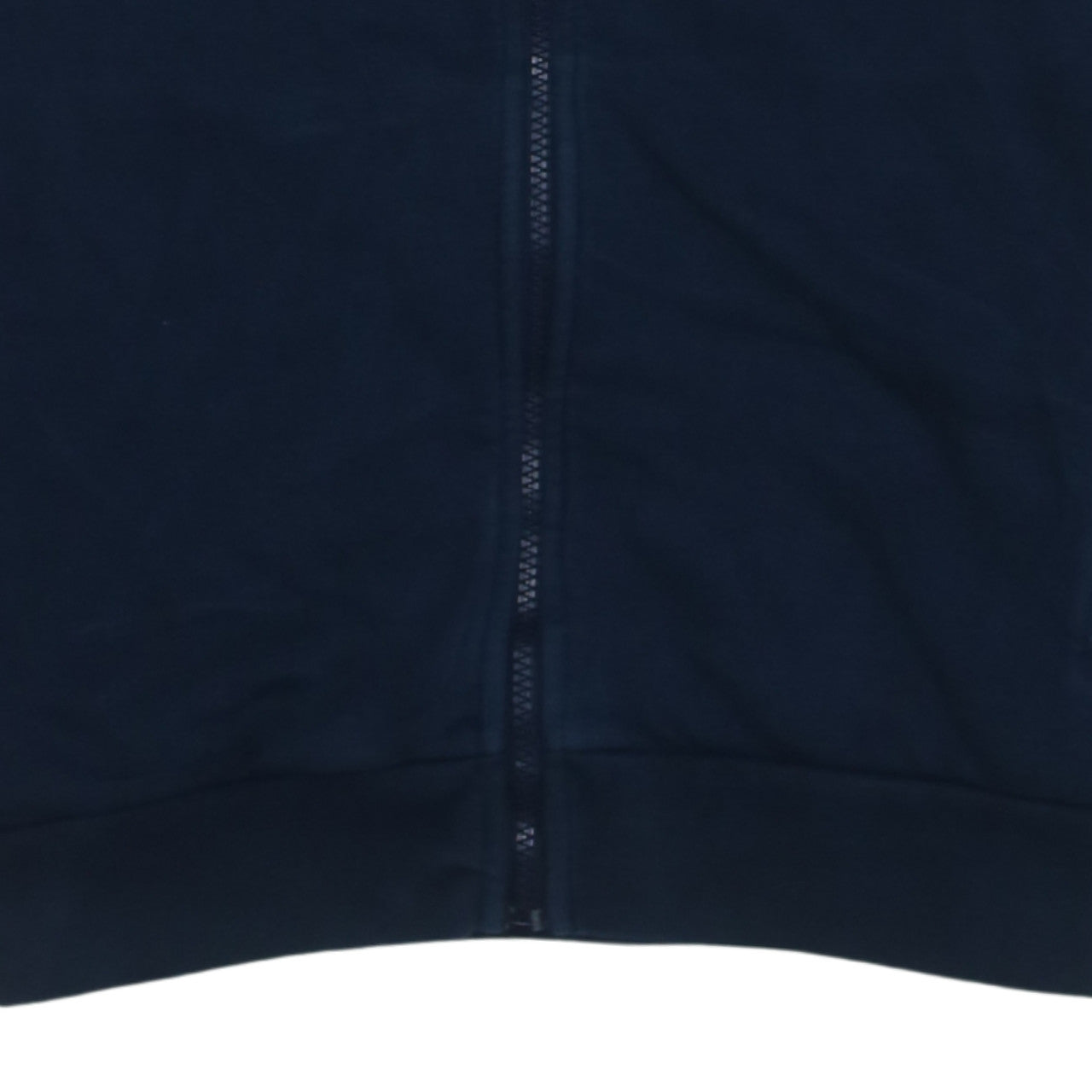 Adidas Men's Blue Full Zip Logo Sweatshirt Size M