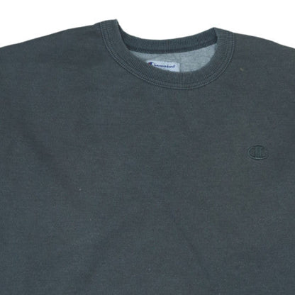 Champion Men's Black 3XLT Pullover Sweatshirt Crew Neck Fleece
