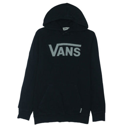 Vans Mens Black Pullover Hoodie L Regular Fit Fleece Skate Style