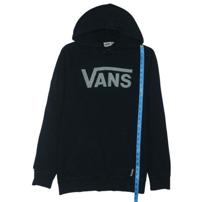Vans Mens Black Pullover Hoodie L Regular Fit Fleece Skate Style