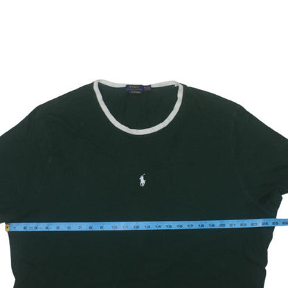 Polo Ralph Lauren Men's Green Crew Neck Slim Fit T-Shirt XXL