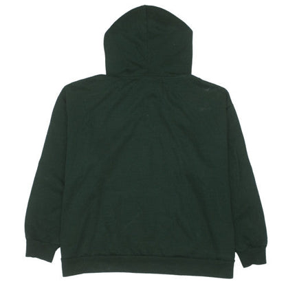 Disney Women’s Green Pullover Hoodie 2XL Embroidered Logo Casual Sweatshirt