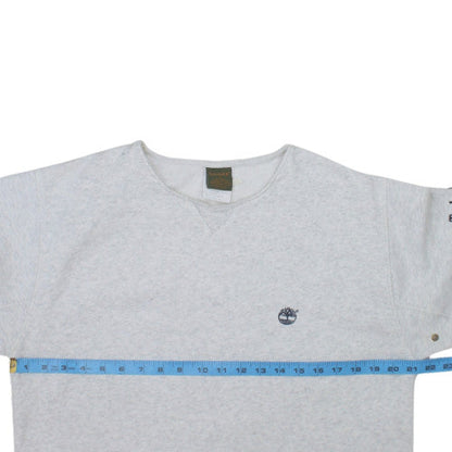 Timberland Mens Grey Crew Neck Pullover Sweatshirt Size S
