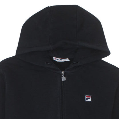 Fila Mens Black XL Full Zip Hoodie Cotton Blend Sportswear