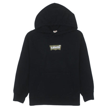 Levi's Women's Black L Pullover Hoodie with Logo Front