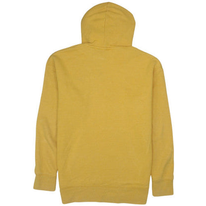 Nike Men's Yellow Pullover Hoodie M Logo Fleece Sweatshirt
