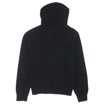 Nike Women's Black Small Pullover Hoodie with Logo Print