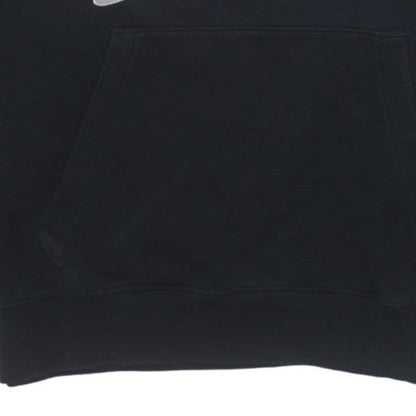Nike Women's Black Small Pullover Hoodie with Logo Print