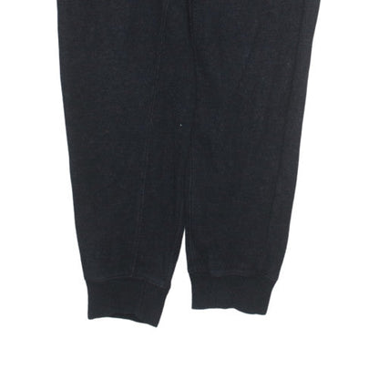 Nike Men's Black Jogger Trousers L Fleece Elastic Waist Cuffed Pockets
