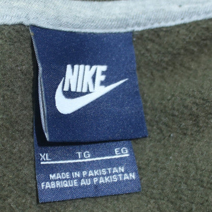 Nike Men’s Green Full Zip Hoodie XL Fleece Sportswear