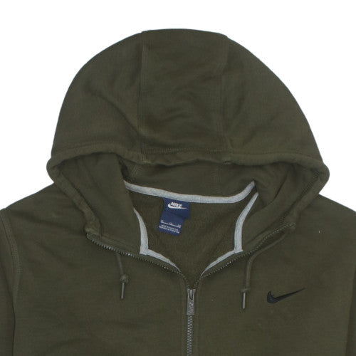 Nike Men’s Green Full Zip Hoodie XL Fleece Sportswear