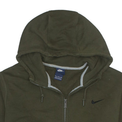 Nike Men’s Green Full Zip Hoodie XL Fleece Sportswear