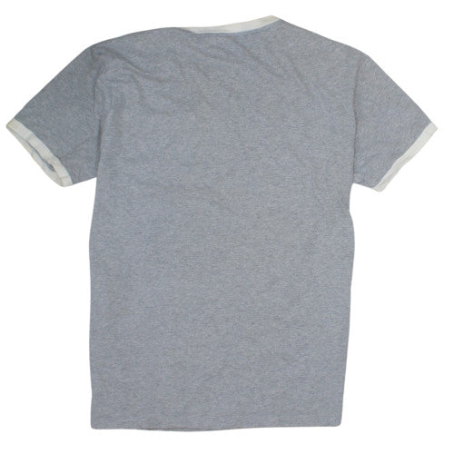 Tommy Hilfiger Men's Grey Crew Neck Logo Cotton T-Shirt Size M