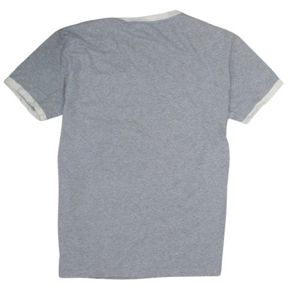 Tommy Hilfiger Men's Grey Crew Neck Logo Cotton T-Shirt Size M