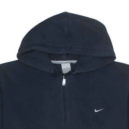 Nike Men’s Blue Full Zip Fleece Hoodie L Regular Fit