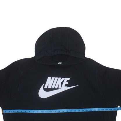 Nike Men's Black 2XL Pullover Hoodie with Logo